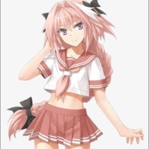 Astolfo sailor school girl cosplay
